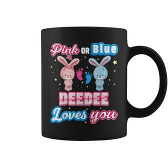 Pink Or Blue Deedee Loves You Gender Reveal Baby Father Day Coffee Mug - Thegiftio UK