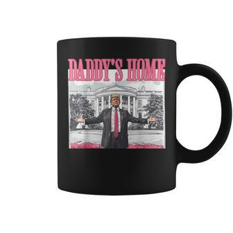 Pink Daddys Home Trump 2024 Coffee Mug - Monsterry AU
