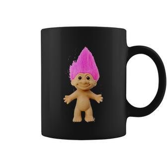 Pink Haired Troll Doll Coffee Mug - Monsterry UK