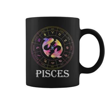 Pisces Horoscope Zodiac Sign February & March Birthday Coffee Mug - Monsterry CA