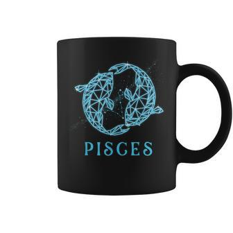 Pisces Zodiac Sign Astrology Symbol Birthday Horoscope Coffee Mug - Thegiftio UK