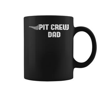 Pit Crew Dad Racing Car Family Matching Birthday Party Coffee Mug - Thegiftio UK
