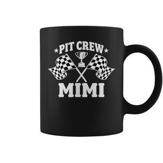 Pit Crew Mimi Race Car Birthday Party Racing Women Coffee Mug - Monsterry