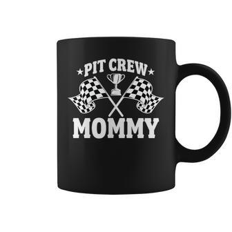 Pit Crew Mommy Mother Race Car Birthday Party Racing Women Coffee Mug - Seseable