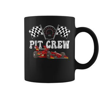 Pit Crew Race Car Hosting Parties Racing Family Themed Coffee Mug - Seseable