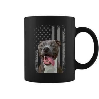 Pitbull Flag Pitbull Pit Bull Dog Coffee Mug - Monsterry DE