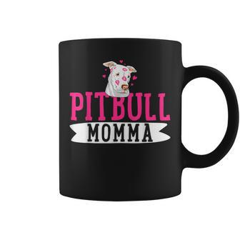 Pitbull Momma Pit Bull Terrier Dog Pibble Owner Mother's Day Coffee Mug - Monsterry