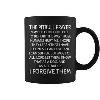 Pitbull Prayer Pittie Mom Pitty Dad Dog Advocate Coffee Mug | Crazezy