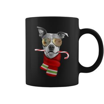 Pitt Bull Cute Christmas Dog Lovers Sunglasses Coffee Mug - Monsterry AU