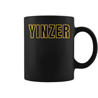 Pittsburgh Sl City Yinzer Pittsburgh Surrounded Jagoffs Coffee Mug - Monsterry