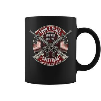 From A Place You Will Not See American Military Sharpshooter Coffee Mug - Monsterry AU