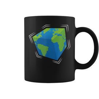 Planet Earth World As Cube Solar System Astronomers Coffee Mug - Monsterry DE