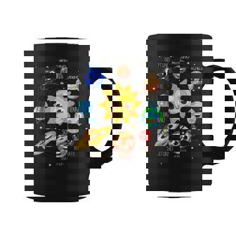 Planeta Espacio Niños Astronauta Sistema Solar Taza de café - Regaloses