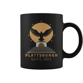 Plattsburgh New York Ny Total Solar Eclipse 2024 Coffee Mug - Monsterry AU