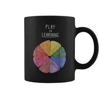 Play Is Learning Teacher T- Teacher Life Kindergarten Teac Coffee Mug - Seseable