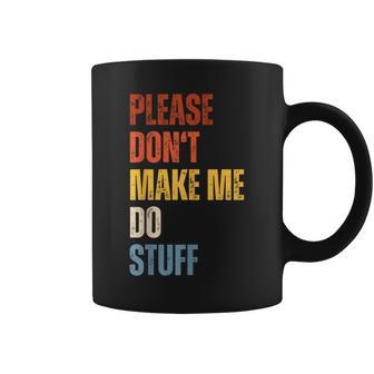 Please Don't Make Me Do Stuff Lazy Nager Kid Coffee Mug - Monsterry CA