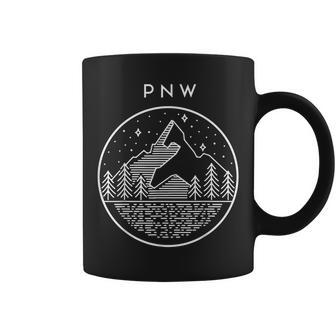 Pnw Pacific Northwest Outdoors Lovers For Hikers & Campers Coffee Mug - Monsterry CA