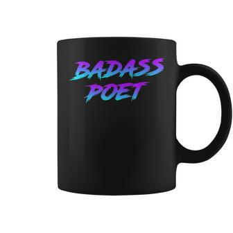 Poetry Bad-Ass Poet And Poetess Poems Book Poets Coffee Mug - Monsterry UK