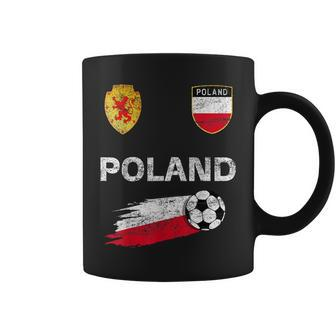 Poland Soccer Fans Jersey Polish Flag Football Lovers Coffee Mug - Thegiftio UK