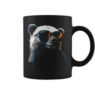Polar Bear Sunglasses Glasses Polar Bear Animal Bear Tassen - Seseable