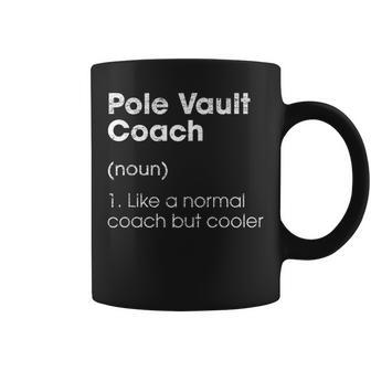 Pole Vault Coach Definition Track And Field Humor Coffee Mug - Monsterry DE