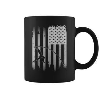Pole Vault Usa American Flag 4Th Of July Jump Sports Coffee Mug - Monsterry AU