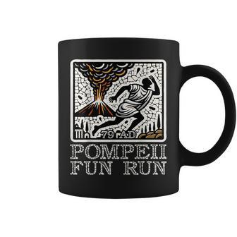Pompeii Fun Run History Geography Volcanologist Volcanology Coffee Mug - Monsterry