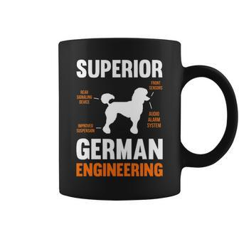Poodle Dog Superior German Engineering Coffee Mug | Mazezy AU