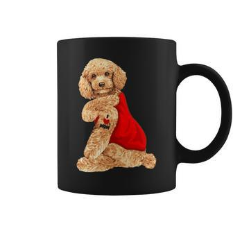 Poodle Dog I Love Mom Tattoo Lover Coffee Mug | Mazezy AU