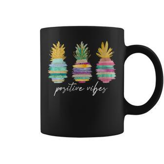 Positive Vibe Pineapple Transfer Day Infertility Ivf Mom Dad Coffee Mug - Monsterry