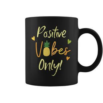 Positive Vibe Only Transfer Day Infertility Ivf Pineapple Coffee Mug - Monsterry AU