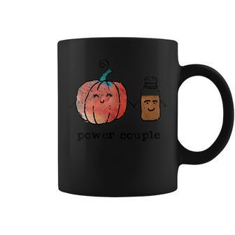 Power Couple Cute Pumpkin And Spice Coffee Mug - Monsterry AU