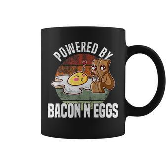 Powered By Bacon And Eggs Bacon Lover Coffee Mug - Monsterry AU