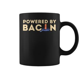 Powered By Bacon Bacon Lover & Foodie Coffee Mug - Monsterry AU