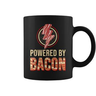 Powered By Bacon Bacon Lover Coffee Mug - Monsterry