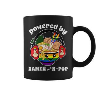 Powered By Ramen And Kpop Lgbt Gay Pride Month Ally Lgbtq Coffee Mug - Monsterry DE