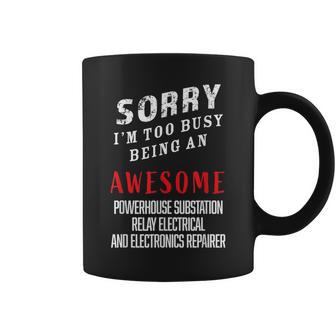 Powerhouse Substation Relay Electrical Electronics Repairer Coffee Mug - Monsterry UK