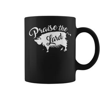 Praise The Lard Pig Bacon Pork Lover Meat Coffee Mug - Monsterry