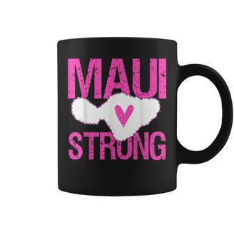 Pray For Maui Hawaii Strong Pink Lahaina Hawaiian Islands Coffee Mug - Monsterry AU