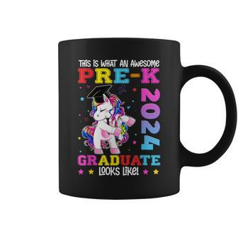 Pre-K Grad 2024 Unicorn Girls Preschool Graduation 2024 Coffee Mug - Seseable