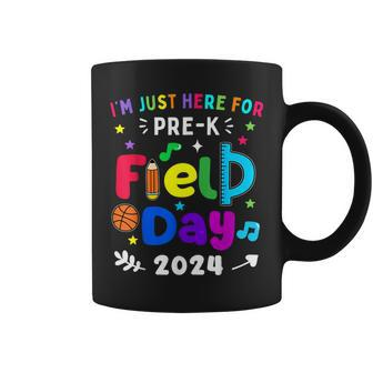 Pre-K I'm Just Here For Field Day 2024 Teachers Kid Boy Girl Coffee Mug - Monsterry CA