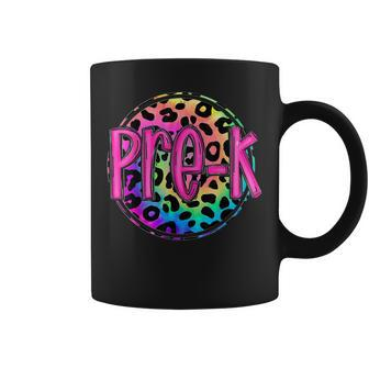 Pre-Kindergarten Neon Leopard Prek Teacher 1St Day Of School Coffee Mug - Monsterry AU