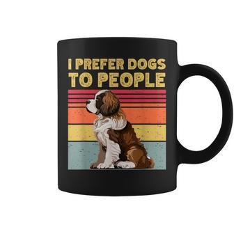 I Prefer Dogs To People Moscow Watchdog Dog Retro Dog Coffee Mug - Monsterry