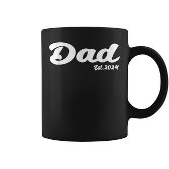 Pregnancy Announcement 2024 First Time Dad Fathers Day Cute Coffee Mug - Thegiftio UK