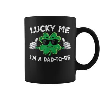 Pregnancy Announcement St Patrick's Day Lucky Me Dad To Be Coffee Mug - Monsterry CA