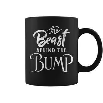 Pregnancy Bump Beast Behind The Bump Coffee Mug - Monsterry UK