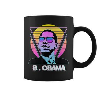 President Barack Obama Vintage Retro Vaporwave Sunglasses Coffee Mug - Monsterry