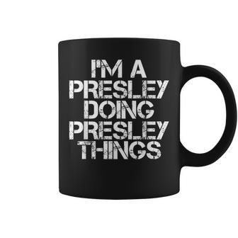 Presley Surname Family Tree Birthday Reunion Idea Coffee Mug - Seseable