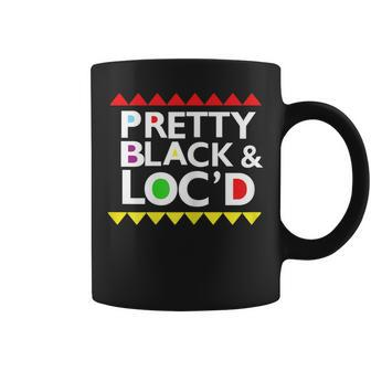 Pretty Black Locs For Loc'd Up Dreadlocks Girl Melanin Coffee Mug - Monsterry DE
