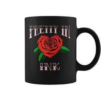 Pretty In Ink Tattoo Coffee Mug - Seseable